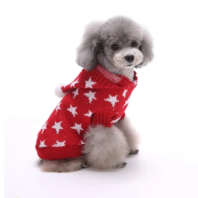 크리스마스 휴일 애완 동물 남여 공용 스웨터와 개용 모자 소년 남성 소녀