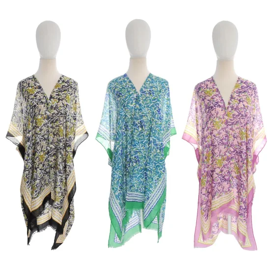 새로운 브랜드 디자인 레이디 패션 판초 케이프 다채로운 여성 숄 스카프